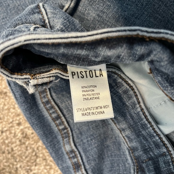 Pistola Denim Aline Ankle Skinny Blue Jeans Dark Wash Women’s Size 29 / Size 8 - Picture 6 of 10